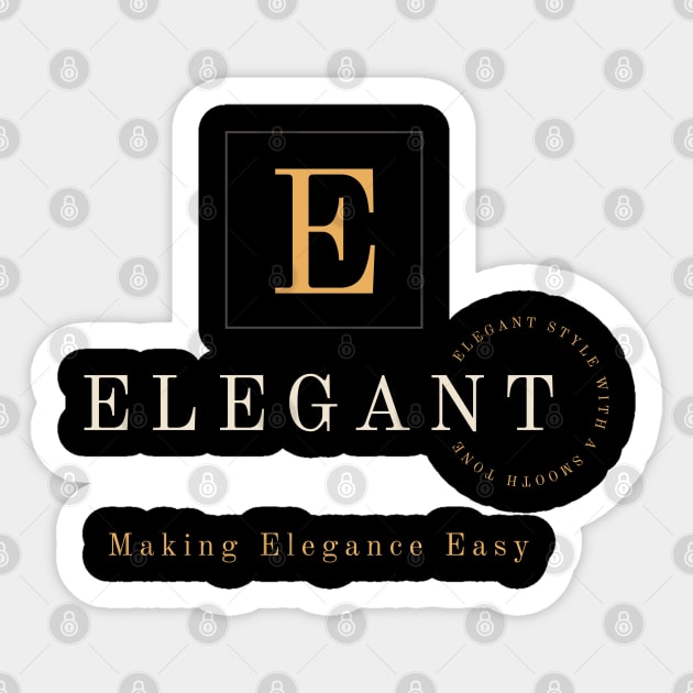The Art of Smooth Elegance. Sticker by Lamar 's Store